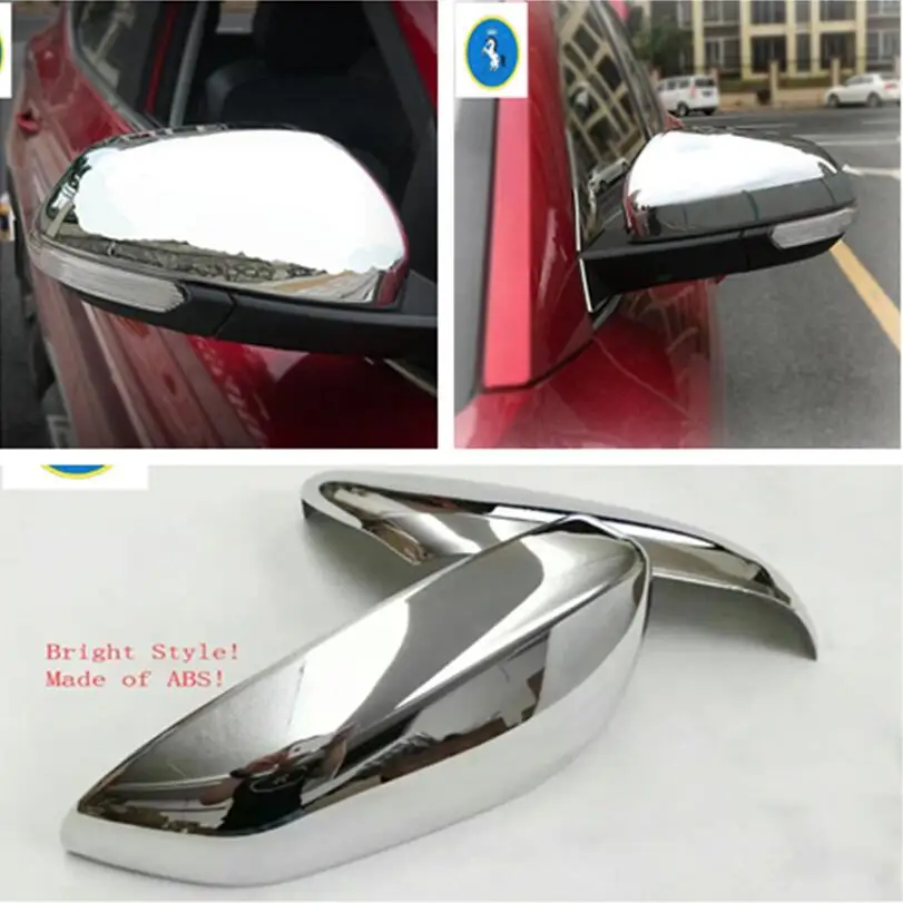 

Yimaautotrims Auto Accessory Door Side Wing Rearview Mirror Case Side Mirror Chrome Cap Cover Trim ABS Fit For MG ZS 2018 2019