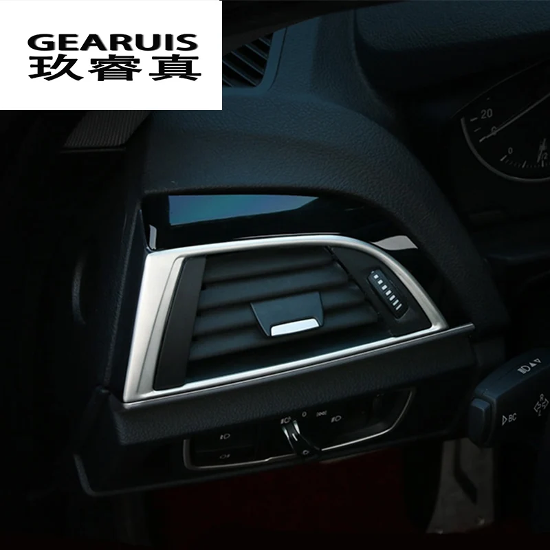 

For BMW brand 1 Series 116i 118i f20 f21 Car Styling AC Outlet Trim Refit Air Outlet Frame Decoration Stickers covers Interior