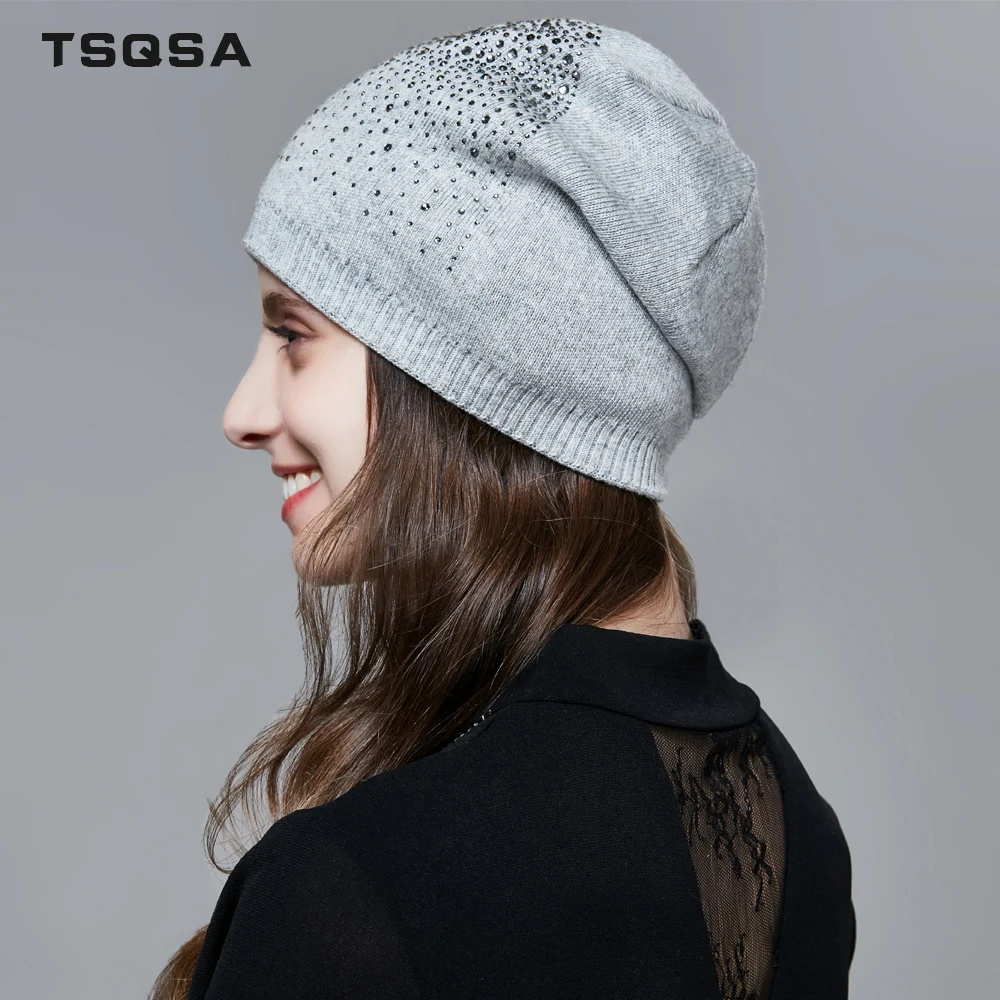 TEQSA Осень Зима Модные Шапки Для Женщин 2019 Новые Кроличьи Волосы И Хлопок