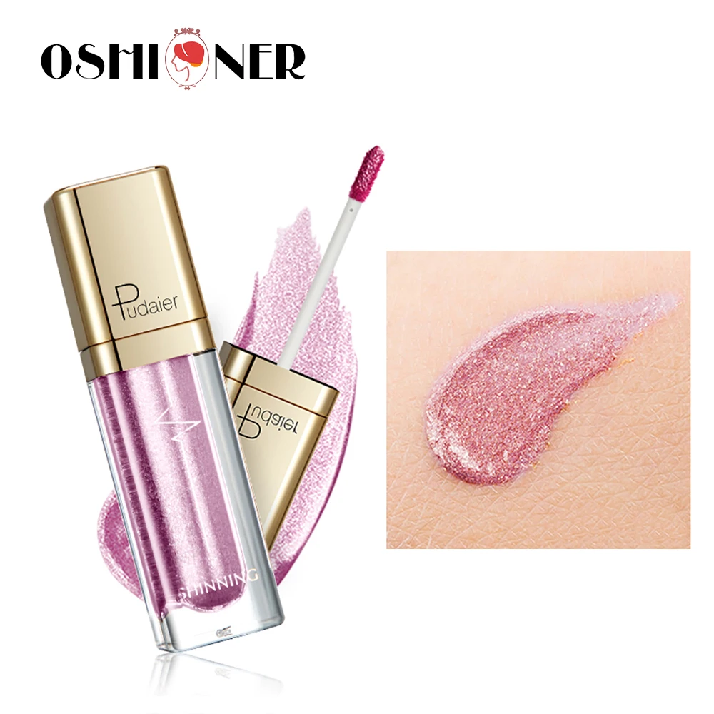 

OSHIONER Shine Liquid Eyeshadow Waterproof Diamond Glitter Eyeshadow Metallic Pearly Shimmer Eye Cosmetics