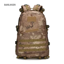 Men Women Canvas Backpack Rucksack Travel Bag Army Backpack