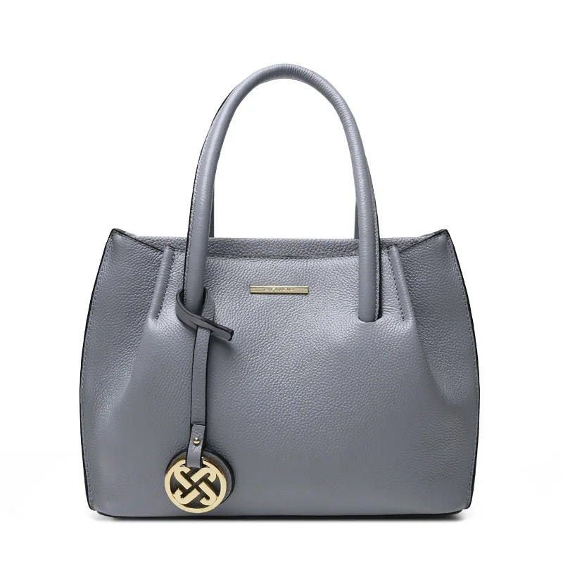 Бренд JIANXIU, натуральная кожа, сумка Bolsa Feminina, роскошные сумки, женские сумки, дизайнерская сумка на плечо, новинка, кошелек, большая сумка - Цвет: Gray