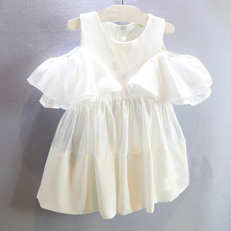 

Princess Girl Dress kids off Shoulder Children Clothing  Wedding Party Dresses