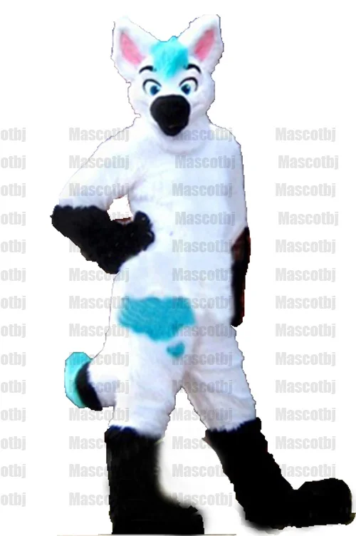 

Original fursuit new G4 WHITE furry husky dog wolf Mascot Costume Fancy Dress Cosplay Unisex All Sizes Birthday PARTY Halloween