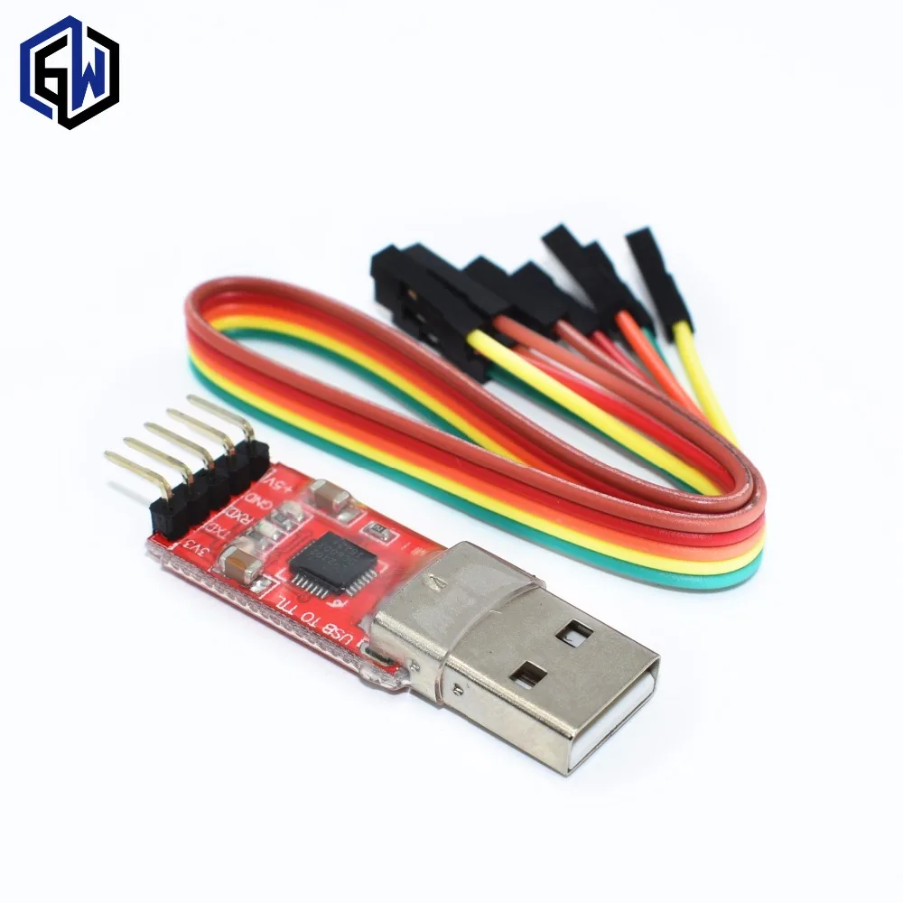 

1pcs CP2102 module USB to TTL serial UART STC download cable PL2303 Super Brush line upgrade