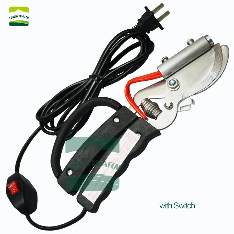 

Piglet Electric Heat Tail Pliers Pig Tail Cutters scissors Veterinary Device Anti-leakage Type