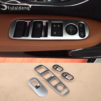 

4pcs For Honda Vezel HR-V 2016-2019 ABS Matte Interior Door Window Switch Button Panel Handle Cover Trim car styling