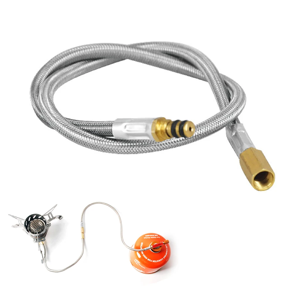 

44Cm Extension Tube Hose Outdoor Gas Camping Stove Gas Stove Adapter For Outdoor Camping Cylinders Tank Tourist Equipment