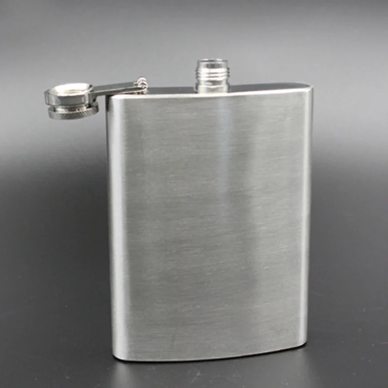 1 Pcs New 8 oz Hip Flask Liquor Cap Hip Flask Drinkware Flasks For