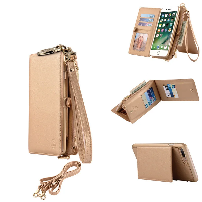 bilder für Echte echtem leder case für iphone 7 plus handy luxus brieftasche tasche mit standplatz-funktion handy shell für iphone 7 plus abdeckung bilder für Echte echtem leder case für iphone 7 plus handy luxus brieftasche tasche mit standplatz-funktion handy shell für iphone 7 plus abdeckung
