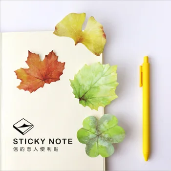 

Cute Kawaii Paper Sticky Memo Pad Creative Maple Leaf Writing Pads Notes For Kids Gift Korean Stationery Novelty Item