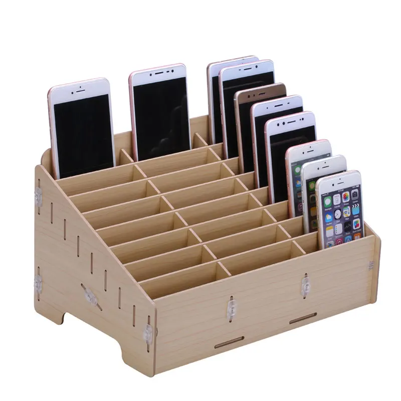ATTEN Multifunctional Mobile Phone Repair Tool Box Wooden Storage Box