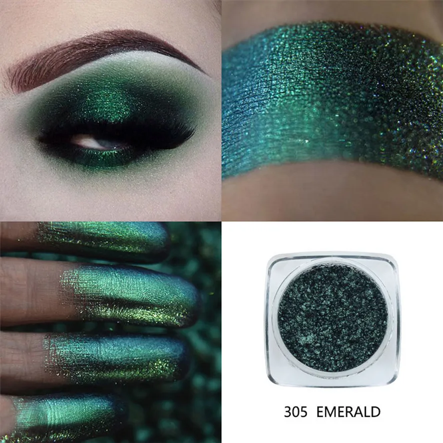 

New Fashion Shimmer Eye Shadow PHOERA 1PC Eyeshadow Palette Metallic Eye Women's Cosmetic Makeup Eyeshadow Powder Dec12#35