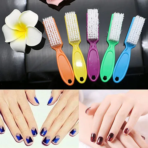 Nail dust brush 1 pcs Pro Nail Scrub Brushes Health Care Accesoryin