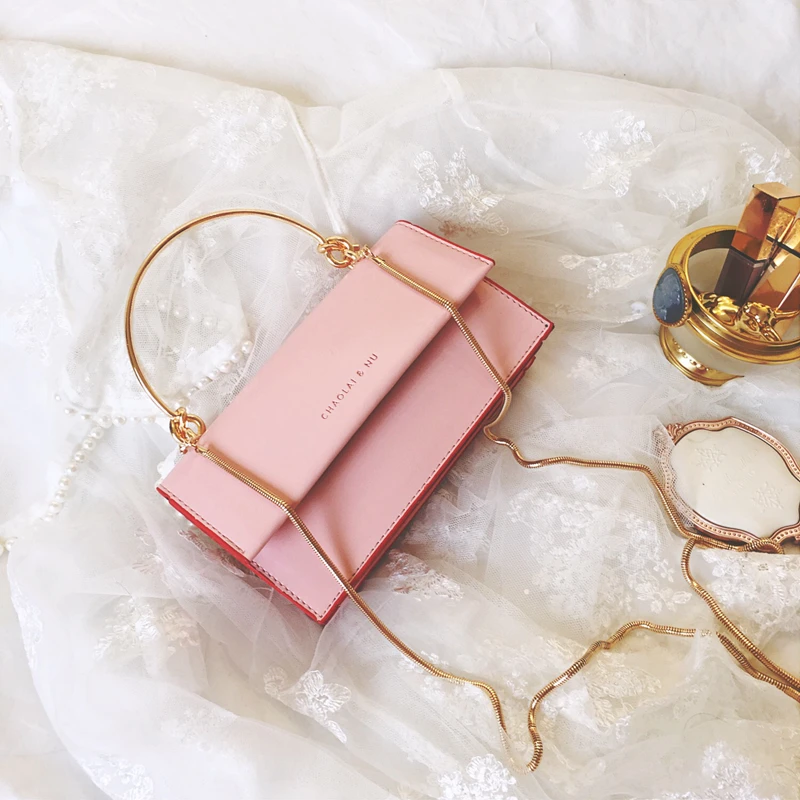 

bags for women handbag designer 2019 new girls bag of the simple handbag Hong Kong wind chain Messenger bag