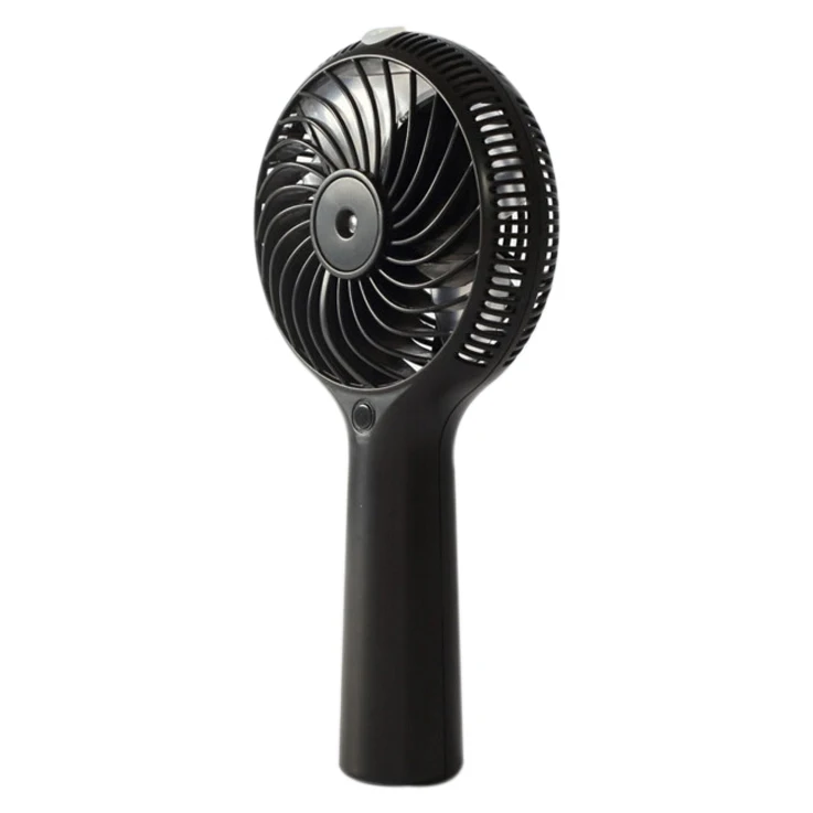 

Handheld Electric Fan Outdoor Moisturizing Mini Usb Charging Portable Humidifying Spray Small Fan Summer Cooling Fan Black