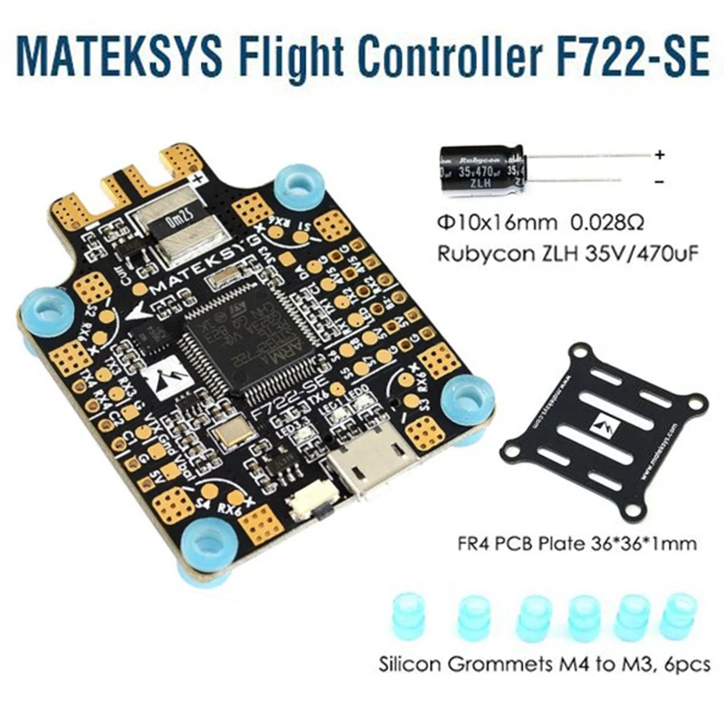 Система управления полетом Matek F7 встроенный контроллер полета для PDB OSD 5 В/2 а