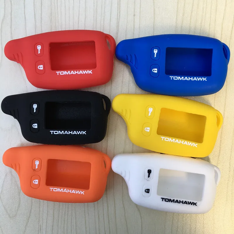 

TW9010 Silicone Key Case with LOGO for Tomahawk TW-9010 TW-9030 TW-9020 Remote Key Fob Keychain,TW 9010 9030 9020,TW9030 TW9020