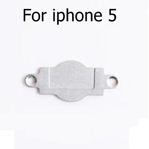 Подлинная металлическая кнопка «Домой» кронштейн для iPhone 5 5S 5c SE 6 6s 7 8 plus маленький металлический корпус держатель на кнопку домой гибкий кабель Запчасти - Цвет: for iphone 5