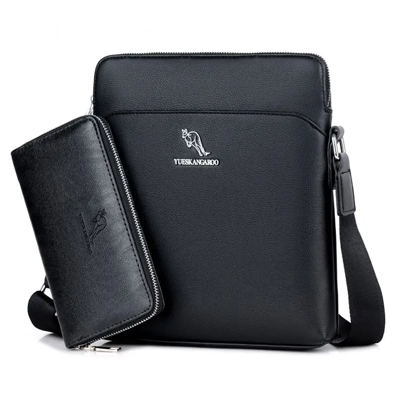 Famous Brand Kangaroo Men Vertical Shoulder Bags Male Fashion Travel