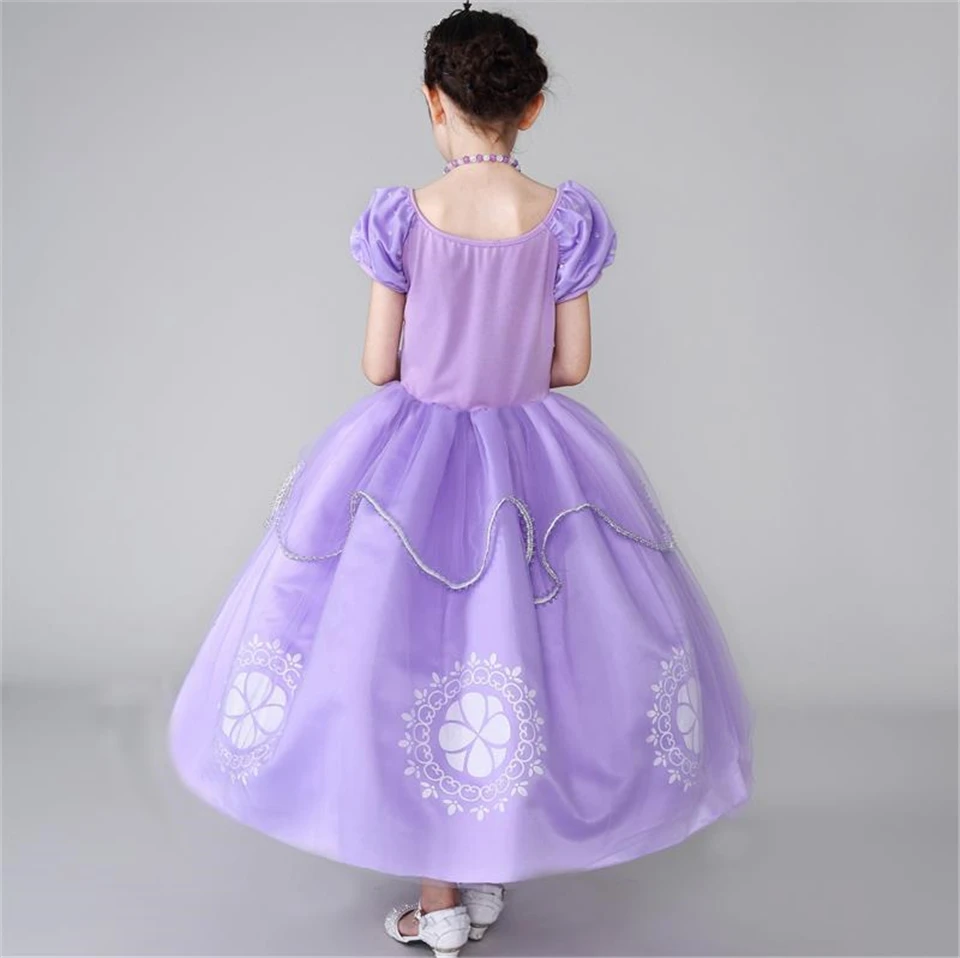 Kids Girls Princess Sofia Dress Rapunzel Dresses Ball Gown Long Party Dress Children Clothing Kids Halloween Cosplay Costume fancy baby dresses