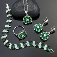 925-Sterling-Silver-Bridal-Jewelry-Sets-For-Women-Green-Cubic-Zirconia-White-Crystal-Earrings-Pendant-Ring.jpg_200x200