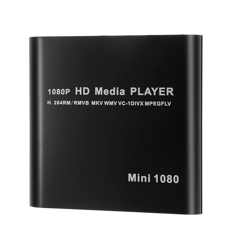 LEORY 1080 P Мини Автомобильный адаптер хост поддержка Usb внешний hdd медиаплеер с SD