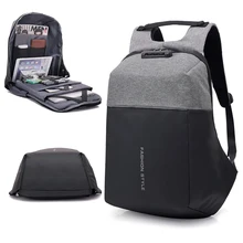 Рюкзак для путешествий, мужской рюкзак для ноутбука, 15,6, 17 дюймов, водонепроницаемый, Противоугонный, рюкзак, usb зарядка, пароль, сумка, Студенческая, дорожные сумки