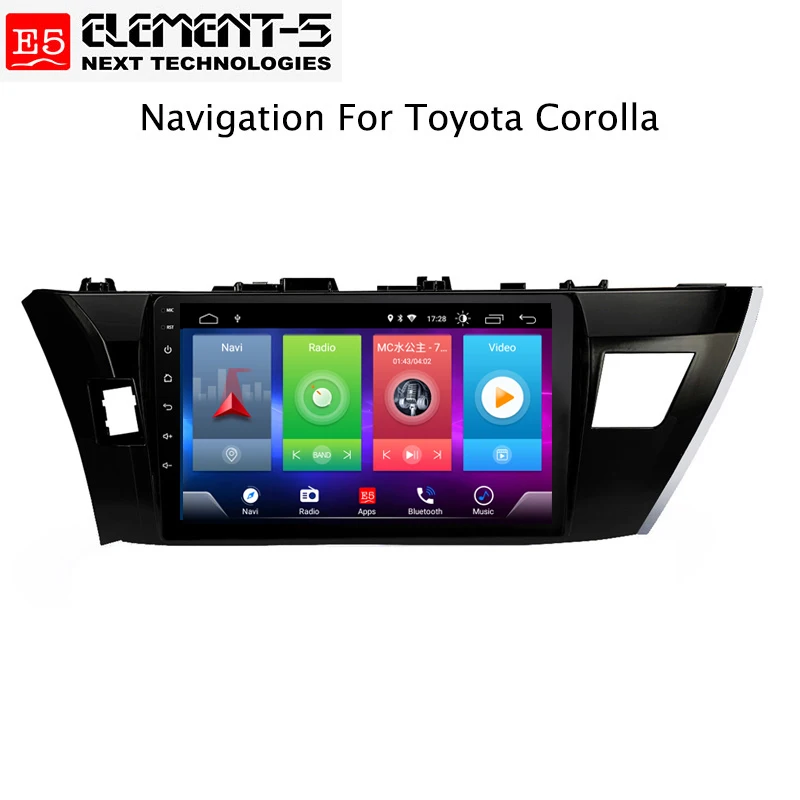 

Car Android 8.1 Multimedia Player for TOYOTA Corolla 2014 GPS Navigation Device USB bluetooth steering wheel control support