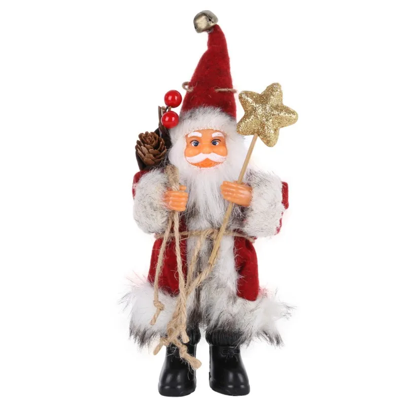 Рождественский Санта-Клаус, кукла, игрушка, Рождественская елка, украшение, изысканное украшение для дома, Рождество, счастливый год, подарок на Рождество - Цвет: RM