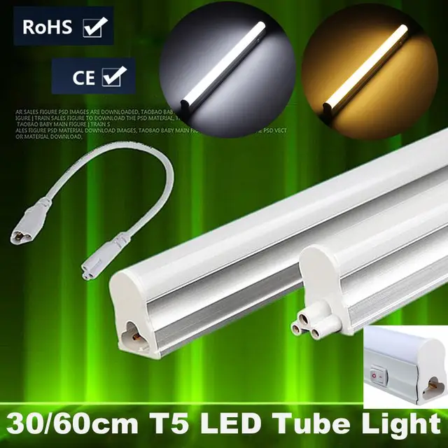 6w 10w T5 Led Light Bulb Bar With Switch 2835 Smd 30cm 6w 10w T5 Led Light Bulb Bar With Switch 2835 Smd 30cm 60cm Fluorescent