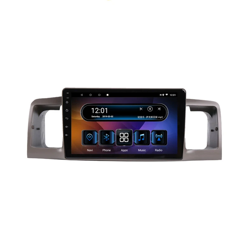 Sale 9" 4G RAM 8 cores Android Car DVD GPS Navigation For Toyota Corolla EX Corolla E120 audio stereo car radio stereo bluetooth 17