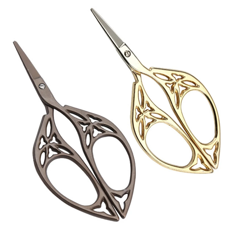 

1Pcs Innovative Zakka Groceries Retro Scissors DIY Handicraft Antique Stainless Steel Home Tool Scrap Booking Sewing Scissor