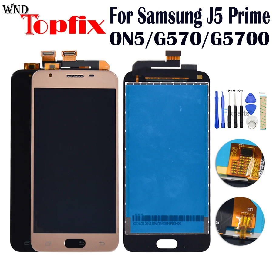 Для Samsung J5 Prime ЖК-дисплей сенсорный экран дигитайзер G570M для G570 G570F/DS сменный |