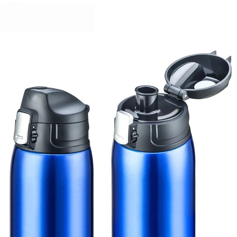 1000ml Thermos Stainless Steel Insulated water Bottle pouch Outdoor Sports Drinking double wall insulated termos