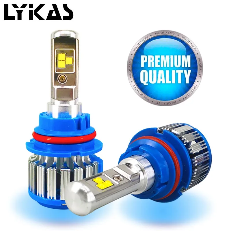 

1Set 9004 Auto Car Led Headlight Bulb Hi/Lo HB1 Led Car Headlight Conversion Kits 80W 8000LM 6000K White Beam Headlamp Fog Light