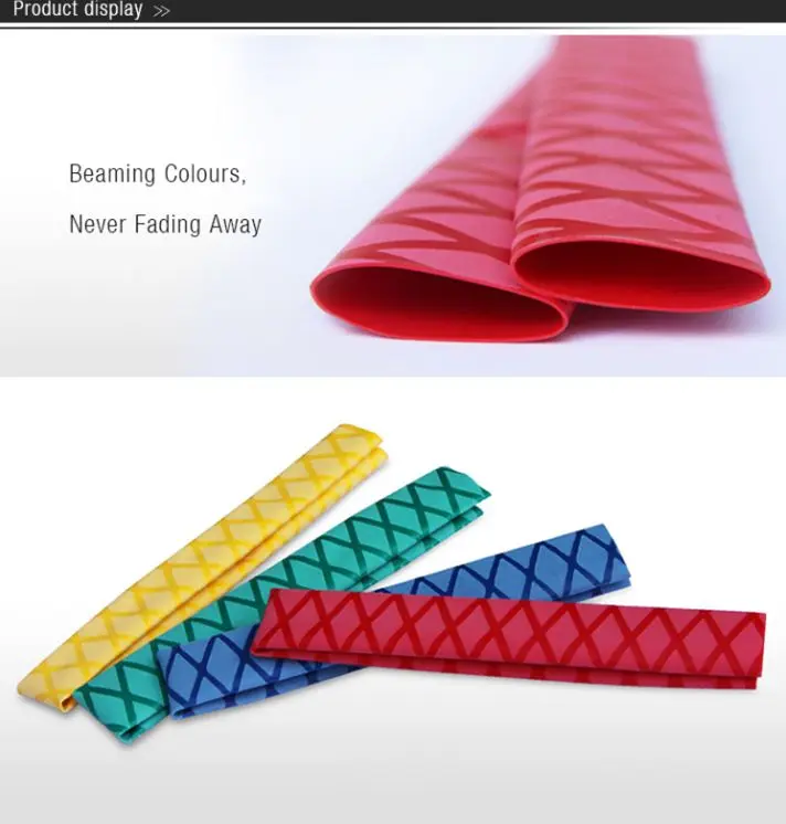 

1meter of 15mm Diameter (81mm flat)1 Fishing Rod Pole Handle Non Slip GripTextured Heat Shrink Tubing sleeve for fishing rod