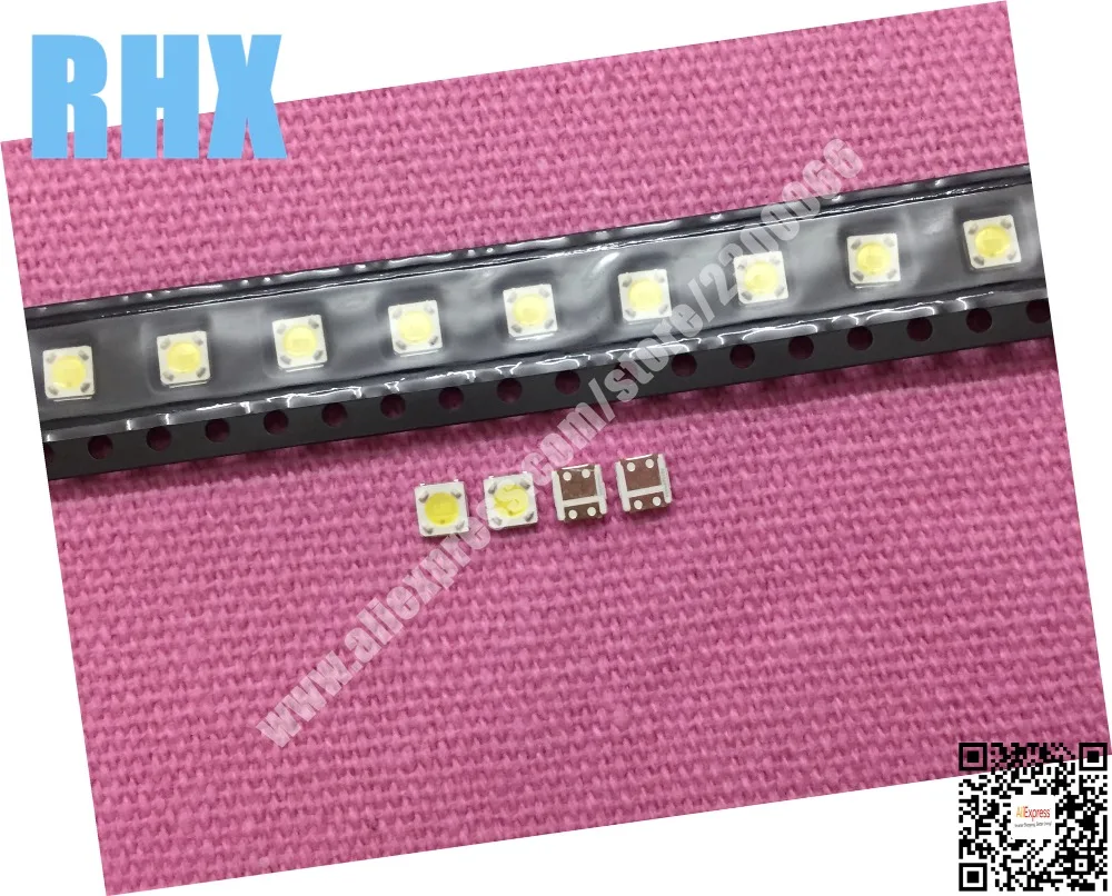 250 шт./лот для ремонта люменов фотолампы светодиодная подсветка SMD LEDs 1W 3V 3535 3537