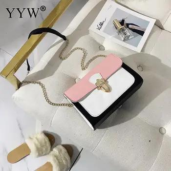 

2018 Summer Fashion Women Bag Leather Handbags PU Shoulder Bag Small Flap Crossbody Bags for Women Messenger Bags