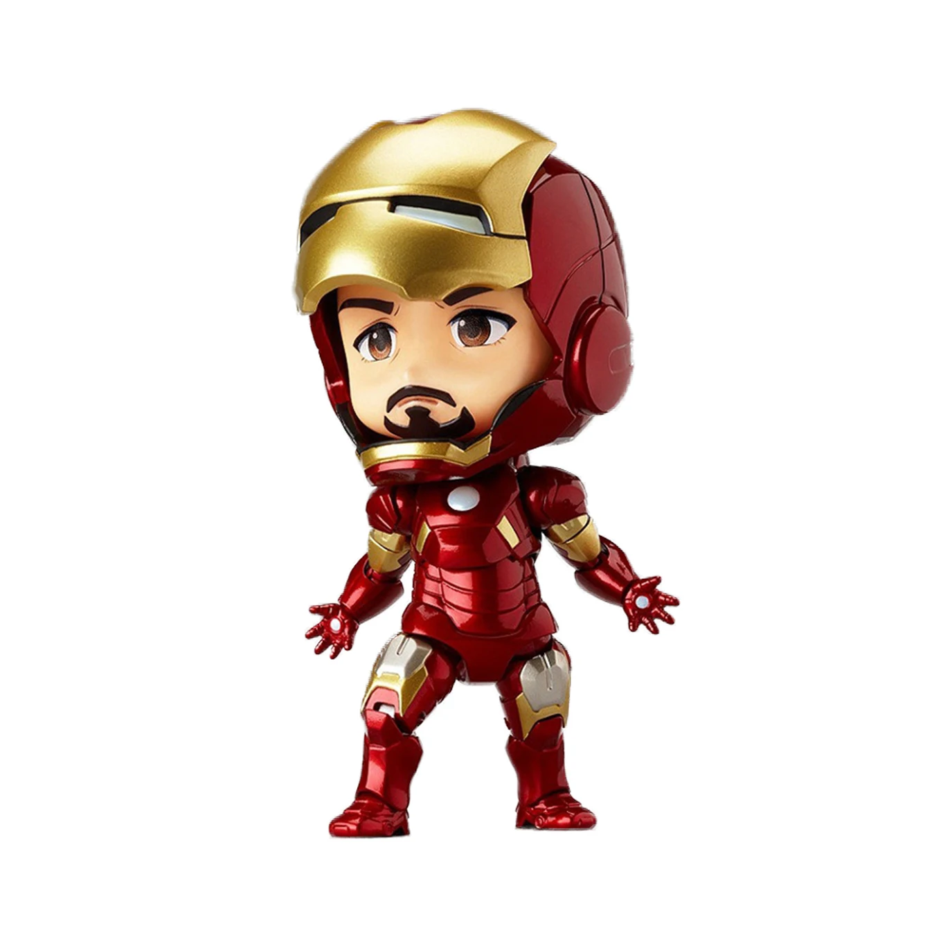 

Chanycore GSC Nendoroid 505# Cute 4" Iron Man Mark7 Marvel Avengers Boxed PVC Action Figure Model Collection Toy Gift