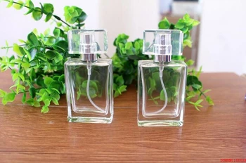 

50pcs/lot Empty 30ml Perfume Bottle Spay With Sarin Cap Glass Spray 30cc parfum Bottle Refillable Frangrace Container
