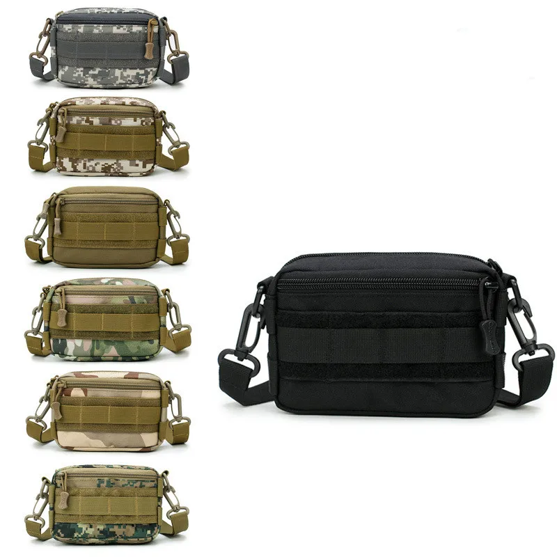 

Watreproof Oxford Men Small Messenger Bag Camouflage Shoulder Commuter OL Bag Sundries Bag Mini Men Cigarette Bag