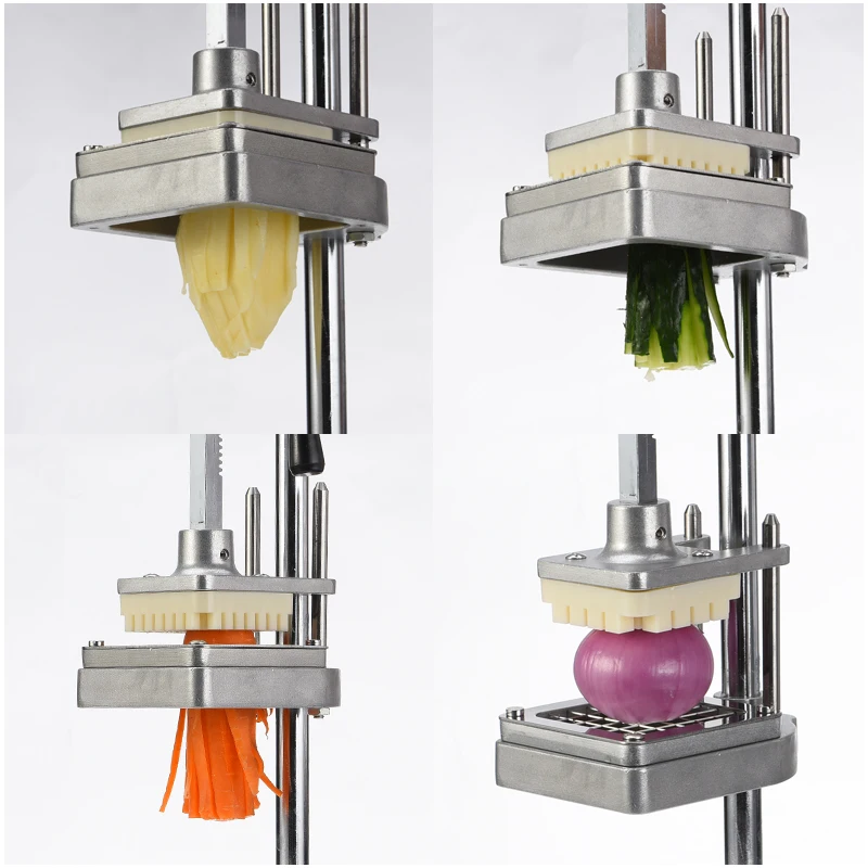  French Fries Cutter Manual Vegetable Potato Chip Chopper Shredder For Fruit Apple Carrot Onion Cucu - 1000007545745