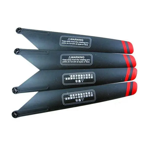 

4x Huan QI huanqi 848 848B Main Blade upper lower side props 24CMX4CM 6mm hole