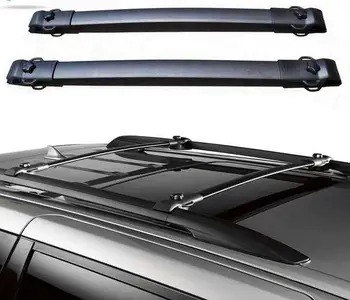 

Hot selling aluminium alloy material black color luggage rail roof rack for Sienna 2011-2015