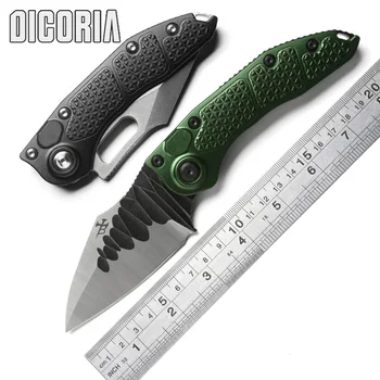 

DICORIA Stitch folding knife D2 blade 6061-T6 Aluminum handle outdoor camping hunting pocket fruit kitchen Knives EDC tools