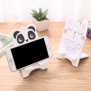 

Storage Holders & Racks Creative Desktop mobile phone brackets, lovely cartoon mobile phone seats, live TV, mobile phone rack,