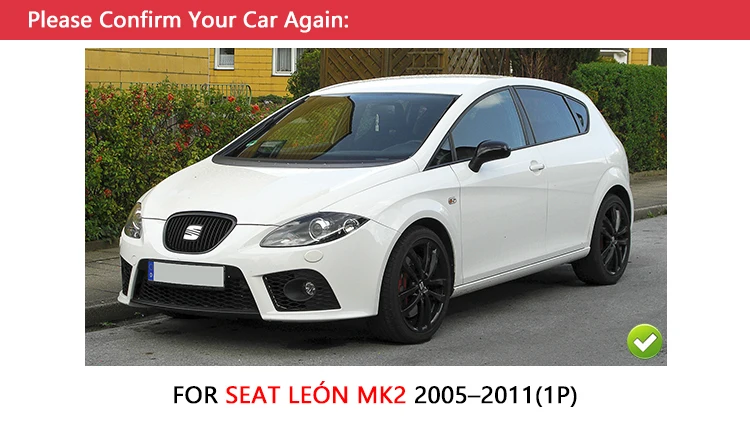 Для Seat Leon MK2 2005-2012 1P хромированные дверные ручки крышки автомобильные аксессуары наклейки стайлинга автомобилей 2006 2007 2008 2009 2010 FR