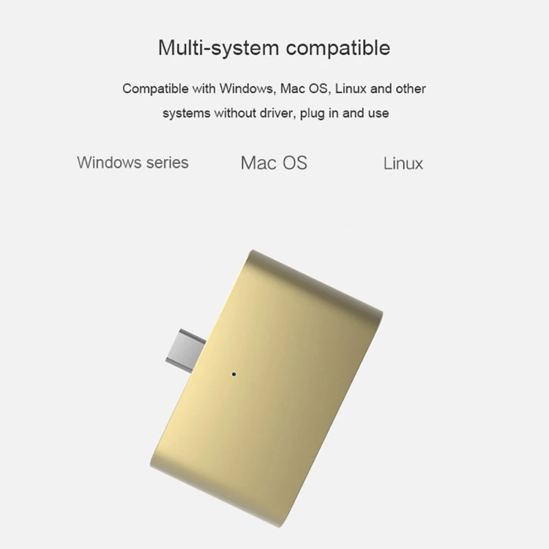 Для чтения карт type-C USB-C к USB 2,0 SD/Micro SD/TF OTG адаптер карты для ноутбука/USB-C телефон type C Многофункциональный переходник