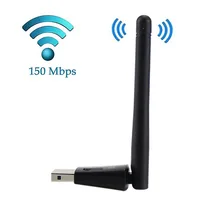 Беспроводной Wi-Fi Адаптер 2dB Wi-Fi Антенны 150 Мбит WLAN Сетевая Карта Портативный USB Wi-Fi Приемник Адаптеры QJY99